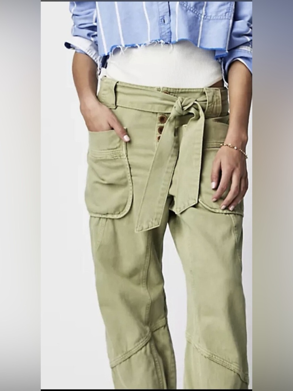 We the Free Mai Tai cargo joggers M - Picture 2 of 9